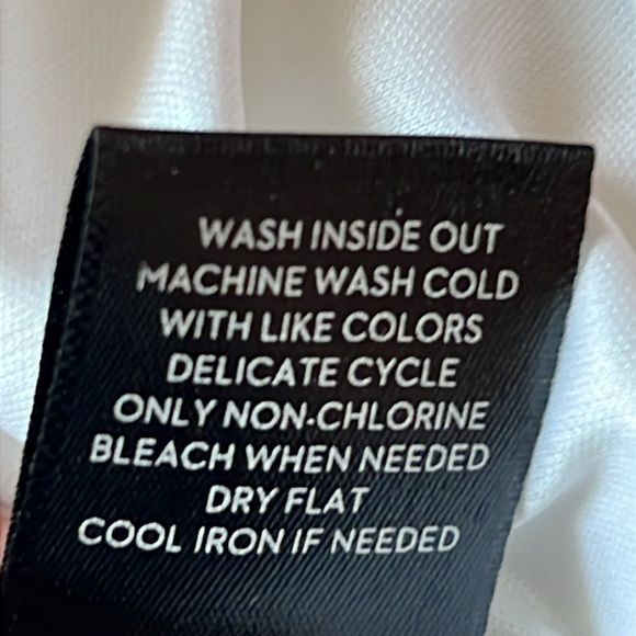 Simply Vera Vera Wang Dress Sz MP Asymmetrical Lined Sleeveless V Neck White NWT - Picture 9 of 15